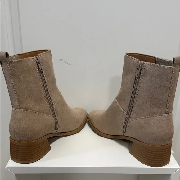 Universal Thread Taupe Ankle Booties - Picture 4 of 5